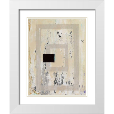 Nickels and Dimes II White Modern Wood Framed Art Print with Double Matting by Avondet, Natalie