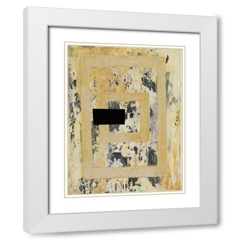 Nickels and Dimes III White Modern Wood Framed Art Print with Double Matting by Avondet, Natalie