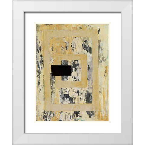 Nickels and Dimes III White Modern Wood Framed Art Print with Double Matting by Avondet, Natalie