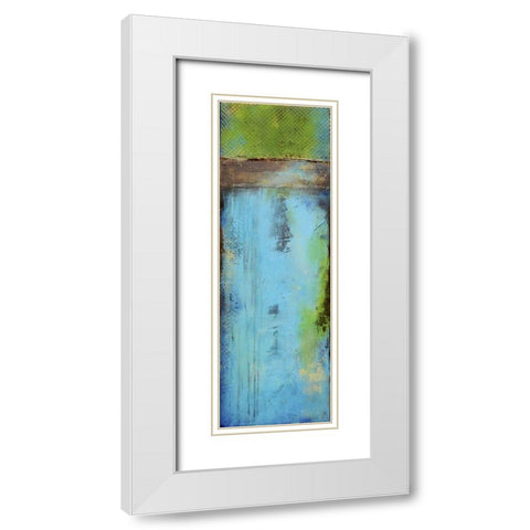 Fisher Island I White Modern Wood Framed Art Print with Double Matting by Ashley, Erin