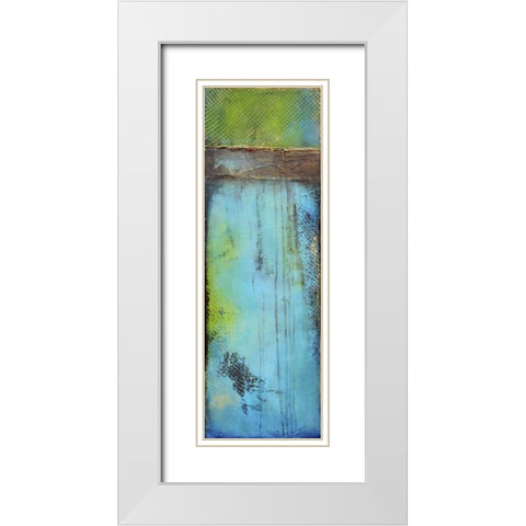 Fisher Island II White Modern Wood Framed Art Print with Double Matting by Ashley, Erin