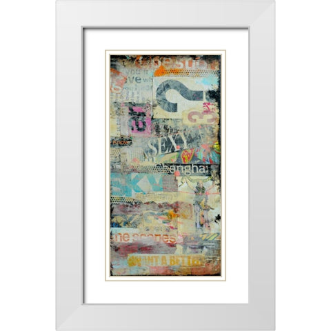 In the Mix II White Modern Wood Framed Art Print with Double Matting by Ashley, Erin