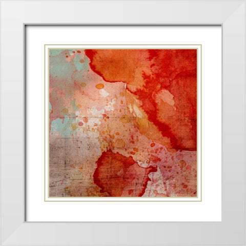 Emerge II White Modern Wood Framed Art Print with Double Matting by Fagalde, Jarman