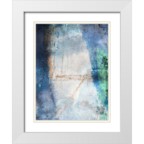 Ice Age I White Modern Wood Framed Art Print with Double Matting by Archie, K.