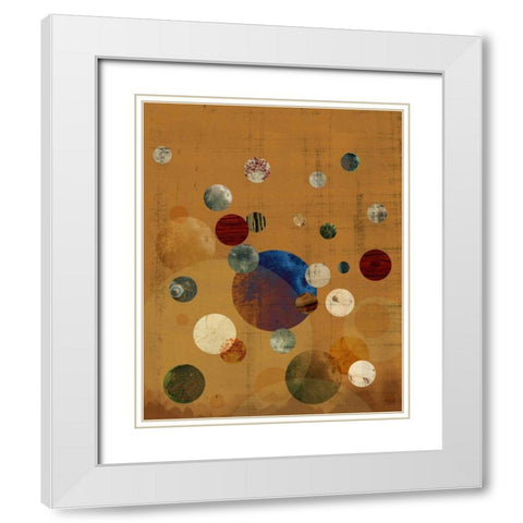 Celeste I White Modern Wood Framed Art Print with Double Matting by Ludwig, Alicia