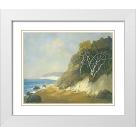 Northern Shore I White Modern Wood Framed Art Print with Double Matting by Reynolds, Graham