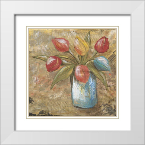 Sunlight I White Modern Wood Framed Art Print with Double Matting by Reynolds, Jade
