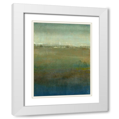 Atmospheric Field I White Modern Wood Framed Art Print with Double Matting by OToole, Tim
