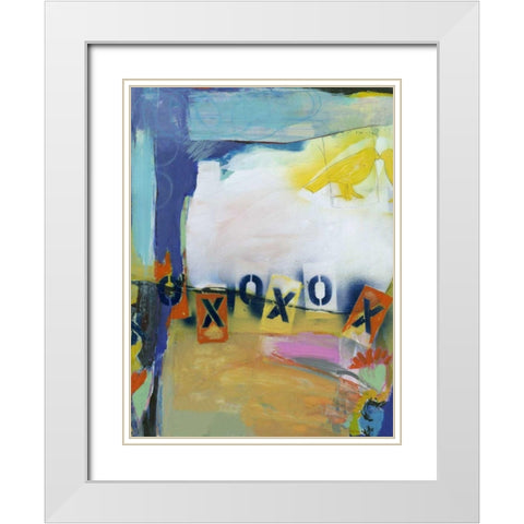 BÃ©same Mucho II White Modern Wood Framed Art Print with Double Matting by Fuchs, Jodi