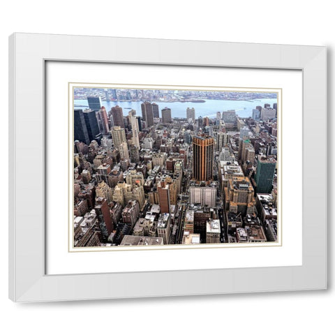 Components White Modern Wood Framed Art Print with Double Matting by Chester, Colby