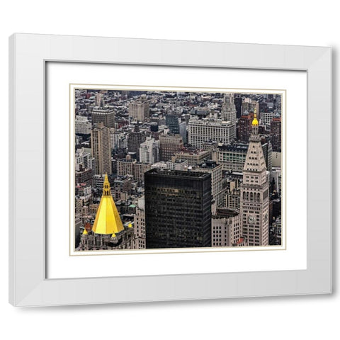 Crowned Jewels White Modern Wood Framed Art Print with Double Matting by Chester, Colby