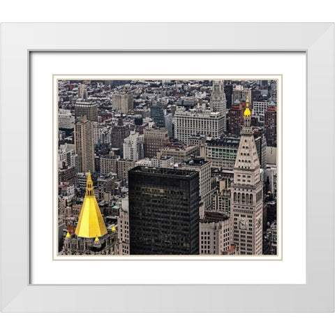 Crowned Jewels White Modern Wood Framed Art Print with Double Matting by Chester, Colby