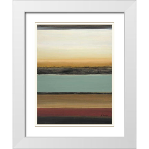 Arabian Night I White Modern Wood Framed Art Print with Double Matting by Green-Aldridge, W.