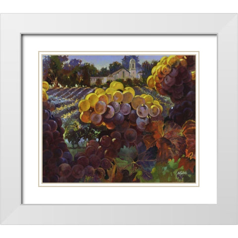 Fall Preview White Modern Wood Framed Art Print with Double Matting by Hadfield, Clif
