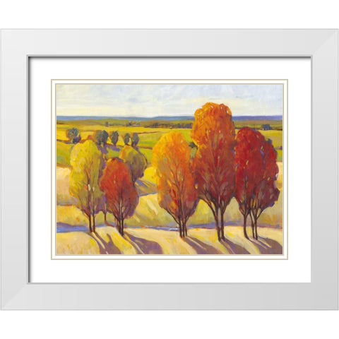 Day Glow I White Modern Wood Framed Art Print with Double Matting by OToole, Tim