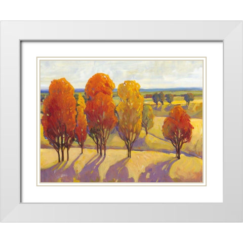 Day Glow II White Modern Wood Framed Art Print with Double Matting by OToole, Tim
