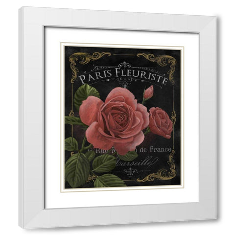 Botanical Collection III White Modern Wood Framed Art Print with Double Matting by White, Abby