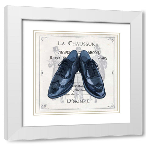 Haute Couture VIII White Modern Wood Framed Art Print with Double Matting by Joyner, Ginny