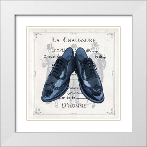 Haute Couture VIII White Modern Wood Framed Art Print with Double Matting by Joyner, Ginny