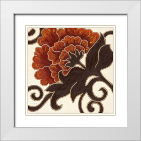 Lynne I White Modern Wood Framed Art Print with Double Matting by Deans, Karen