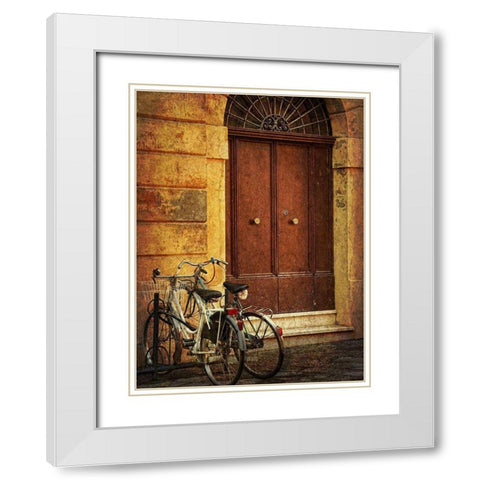 Venice Snapshots II White Modern Wood Framed Art Print with Double Matting by Head, Danny