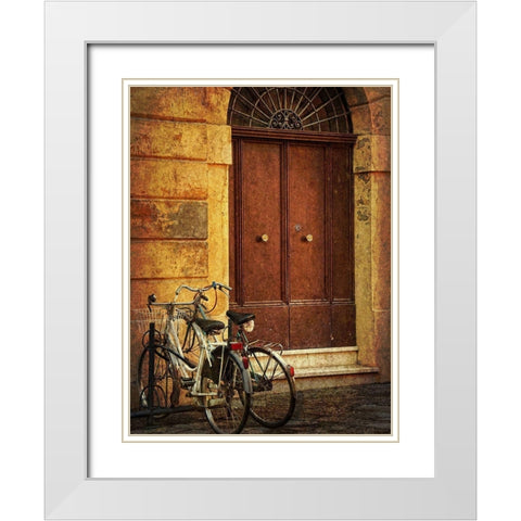 Venice Snapshots II White Modern Wood Framed Art Print with Double Matting by Head, Danny