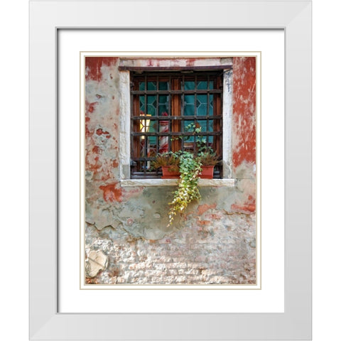 Venice Snapshots VI White Modern Wood Framed Art Print with Double Matting by Head, Danny