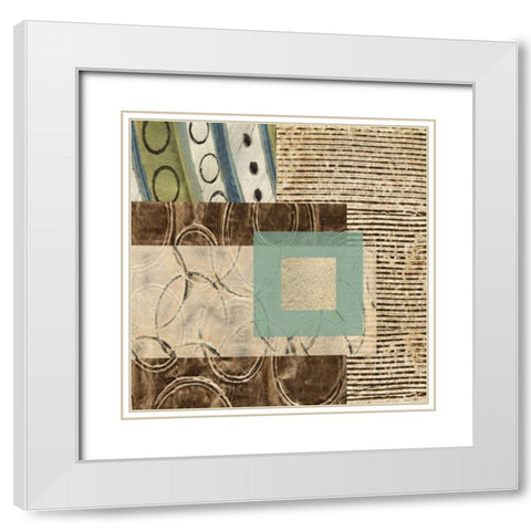 Wild About You III White Modern Wood Framed Art Print with Double Matting by Higby, Jason