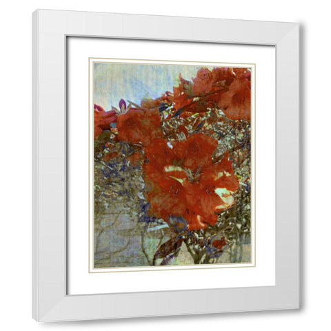 Tangled I White Modern Wood Framed Art Print with Double Matting by Harrington, Danielle