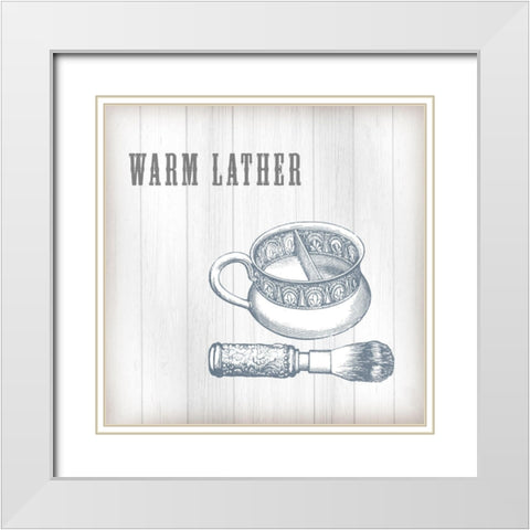 Barber Shop Quartet I White Modern Wood Framed Art Print with Double Matting by Fagalde, Jarman