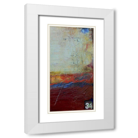 Backstage 34 II White Modern Wood Framed Art Print with Double Matting by Ashley, Erin