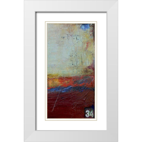 Backstage 34 II White Modern Wood Framed Art Print with Double Matting by Ashley, Erin