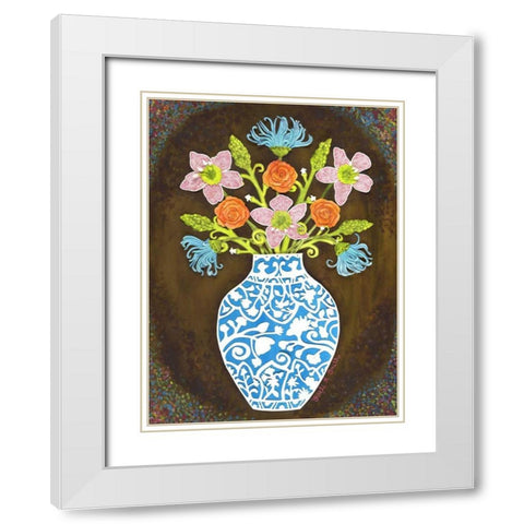 Color of Hope White Modern Wood Framed Art Print with Double Matting by Smith, Kaeli