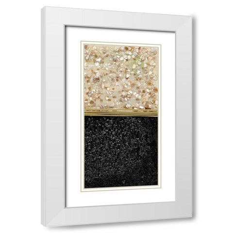 Fine and Mellow II White Modern Wood Framed Art Print with Double Matting by Avondet, Natalie