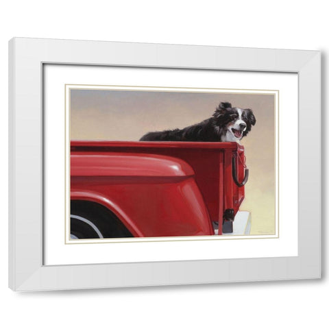 Custom Classic (ST) White Modern Wood Framed Art Print with Double Matting by Chapman, Julie T.