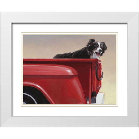 Custom Classic (ST) White Modern Wood Framed Art Print with Double Matting by Chapman, Julie T.
