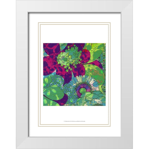 Oopsy Daisy II White Modern Wood Framed Art Print with Double Matting by Mountain, Ricki