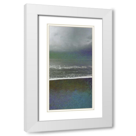 Hope Floats II White Modern Wood Framed Art Print with Double Matting by Mountain, Ricki