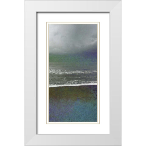 Hope Floats II White Modern Wood Framed Art Print with Double Matting by Mountain, Ricki