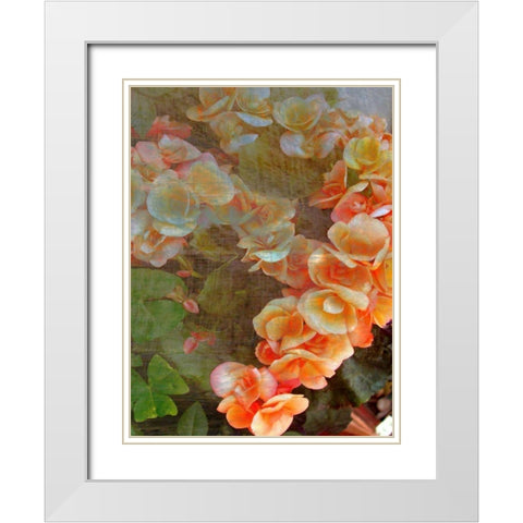Luxurious I White Modern Wood Framed Art Print with Double Matting by Harrington, Danielle