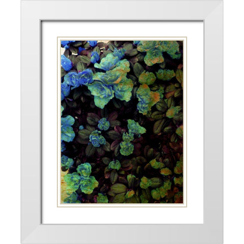 Luxurious II White Modern Wood Framed Art Print with Double Matting by Harrington, Danielle