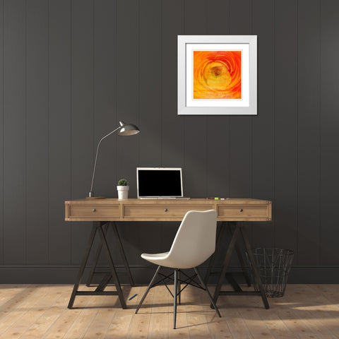 Relatives I White Modern Wood Framed Art Print with Double Matting by Harrington, Danielle