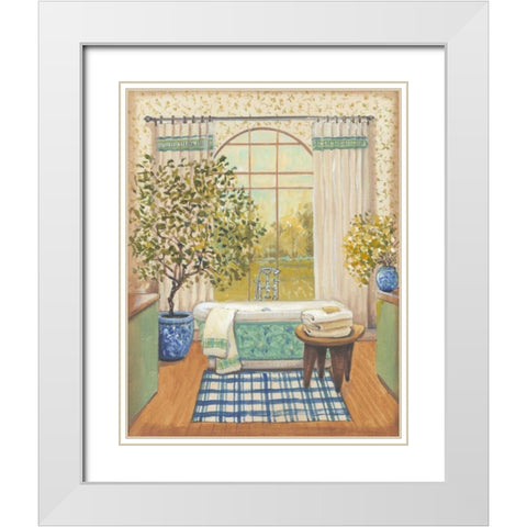 Room with a View I White Modern Wood Framed Art Print with Double Matting by OToole, Tim