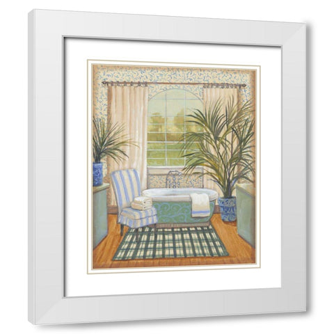 Room with a View II White Modern Wood Framed Art Print with Double Matting by OToole, Tim