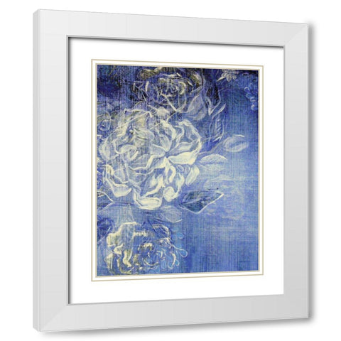 Antique I White Modern Wood Framed Art Print with Double Matting by Harrington, Danielle