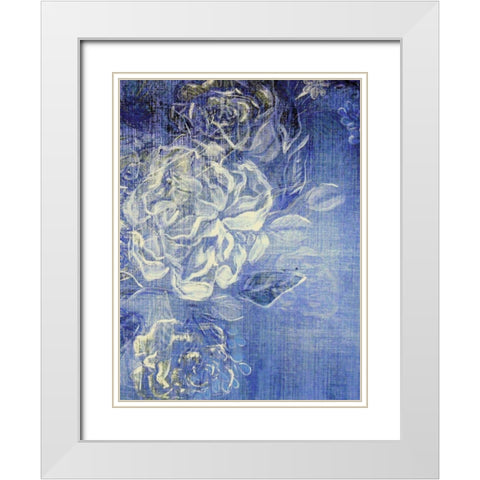Antique I White Modern Wood Framed Art Print with Double Matting by Harrington, Danielle