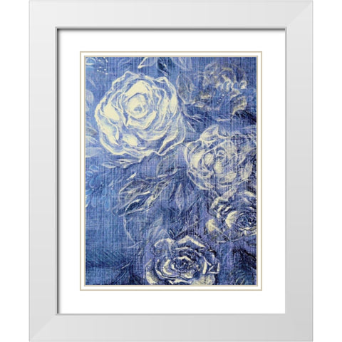 Antique II White Modern Wood Framed Art Print with Double Matting by Harrington, Danielle
