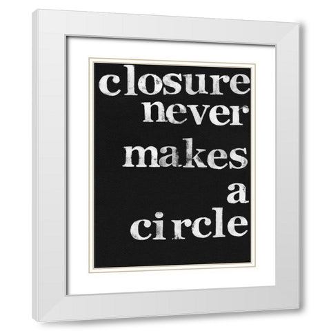 Friendship III White Modern Wood Framed Art Print with Double Matting by Velasquez, Deborah