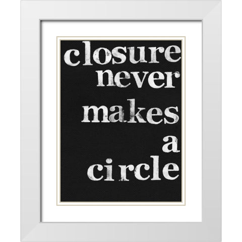 Friendship III White Modern Wood Framed Art Print with Double Matting by Velasquez, Deborah