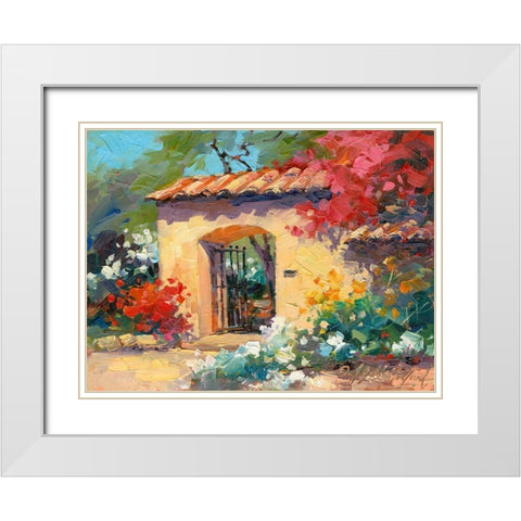 Mission Impression I White Modern Wood Framed Art Print with Double Matting by Pollard, Julie G.